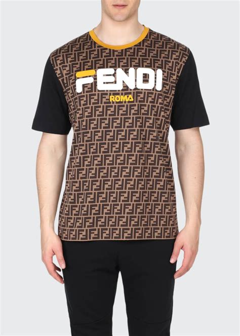 fendi full sleeve t shirt|fendi graphic tees.